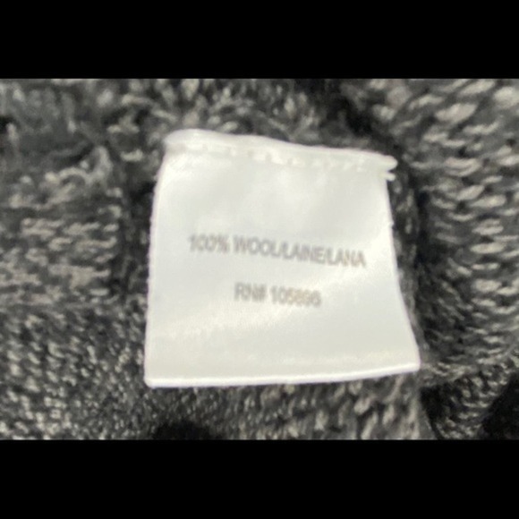 Vintage Worth New York 100% Wool Long Grey Tunic Short Sleeve Sweater Size Small - Picture 3 of 6